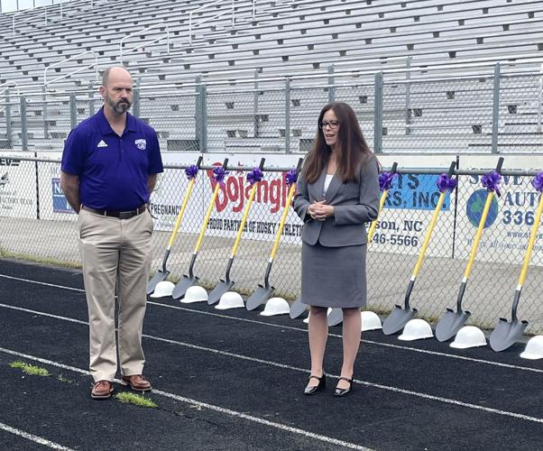 Groundbreaking ceremony celebrates new high school football field ...