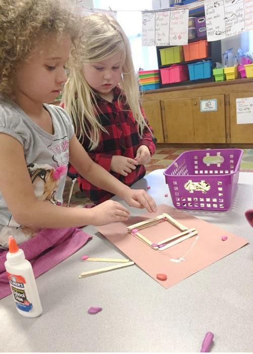 Children learn from Project Lead the Way