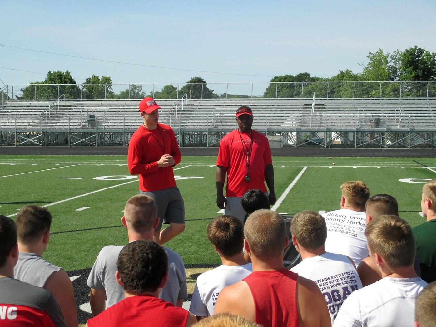 Talented cast of athletes, including local standout, instruct youth