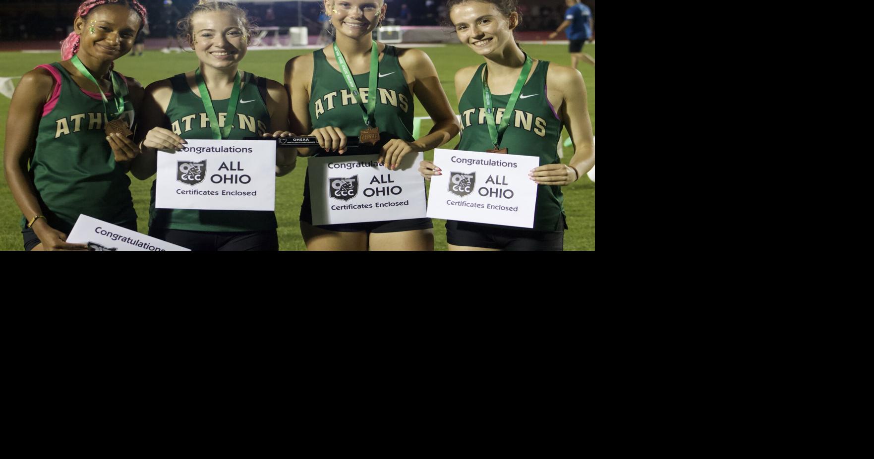Athens girls 4x200 relay places seventh, earns All-Ohio honors at OHSAA State Track Meet