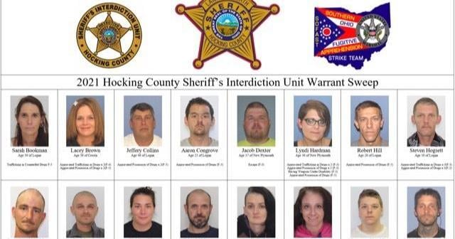 Warrant sweep results in 16 people being charged for drug offenses ...