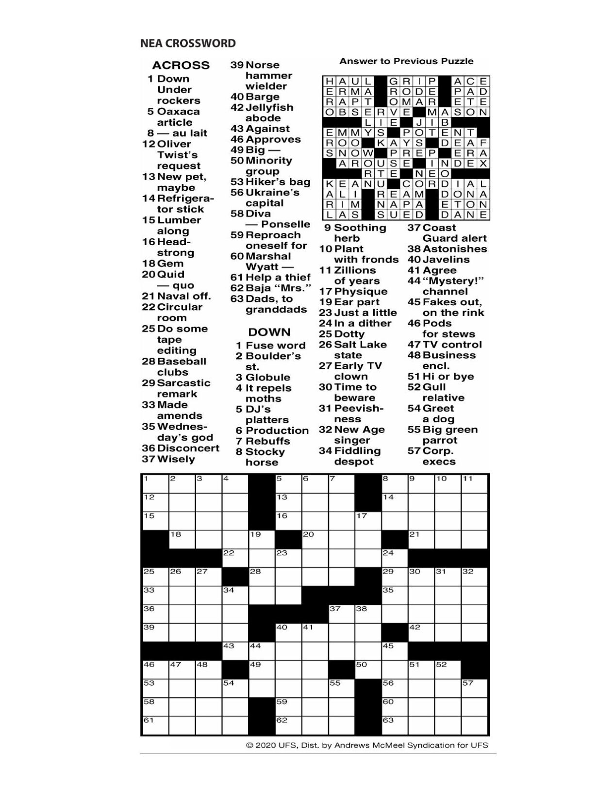 Puzzle for Sept. 4 | | athensmessenger.com