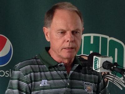 Ohio University Head Football Coach Frank Solich S Weekly Press