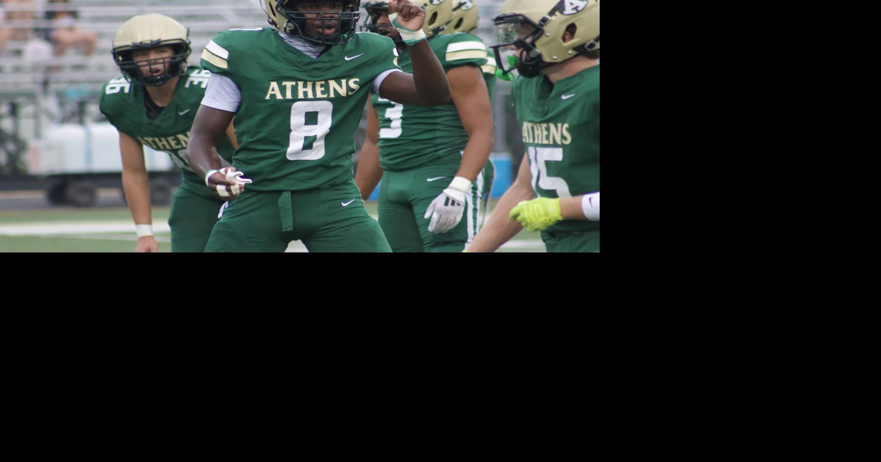 Thomas tosses 3 TDs as Athens rides second-half surge to 38-10 win