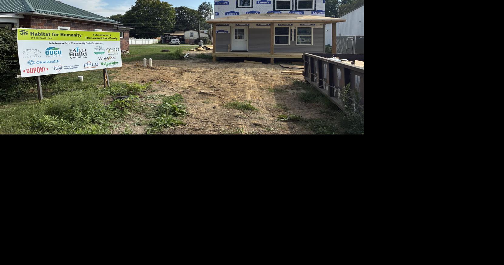Habitat for Humanity building home in The Plains
