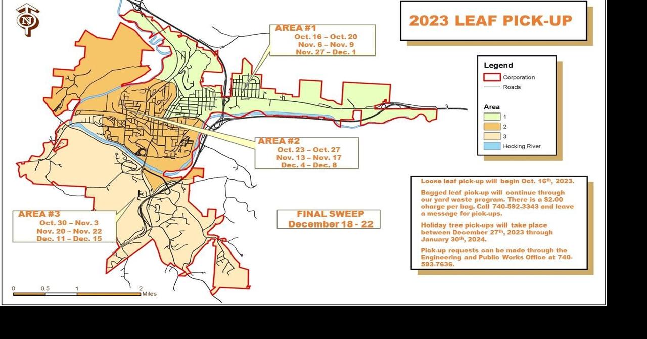 City of Athens announces 2023 leaf pickup schedule News