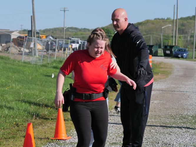 Criminal Justice seniors receive pepper spray certification