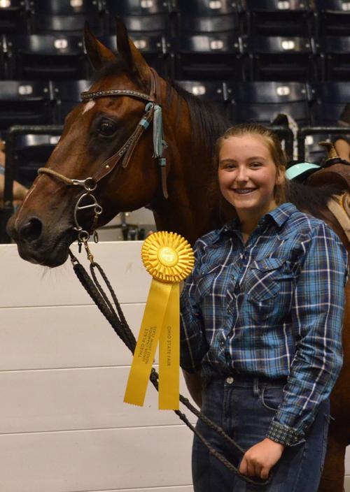 Scali brings home ribbons in state fair horse contests