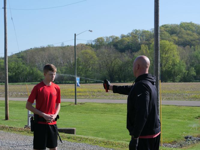 Criminal Justice seniors receive pepper spray certification News