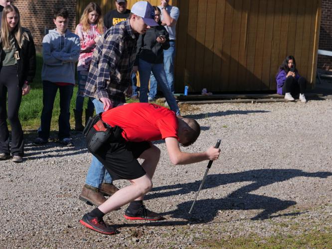Criminal Justice seniors receive pepper spray certification