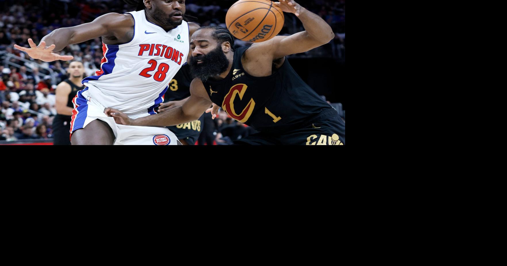 Cade Cunningham scores 23, Tobias Harris has 20 to help Pistons beat Cavs 111-101 in Game 1