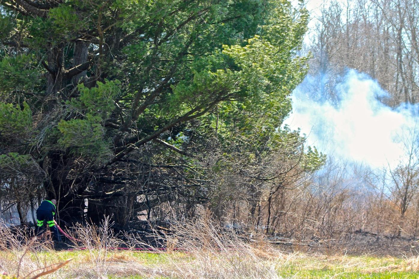Brush fire in The Plains occurs during area fire watch News
