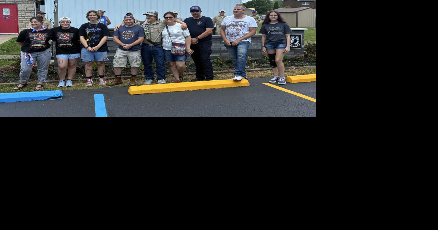 Local Boy Scout builds patio for The Plains VFW
