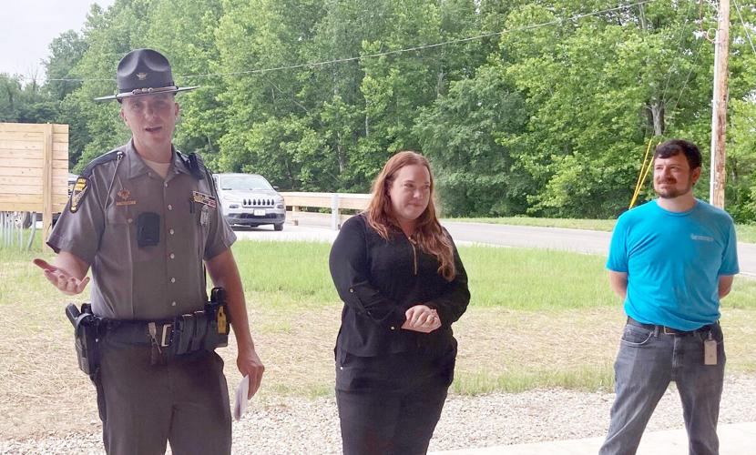 Ohio State Highway Patrol Athens Post gives away bikes, helmets through
