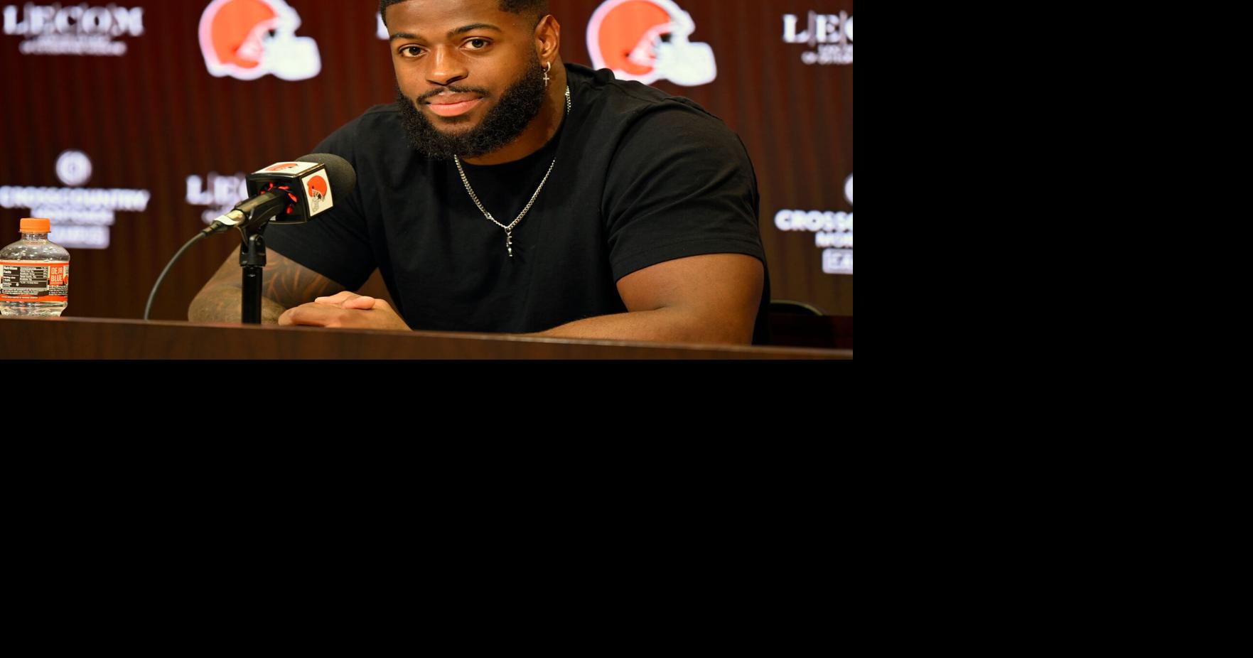 Jared Verse arrives in Cleveland, vows to bring his own style after Myles Garrett trade