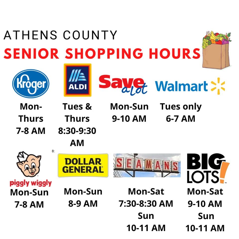 kroger christmas hours 2020 athens ohio Senior Shopping Hours Available In Athens County Local News Athensnews Com kroger christmas hours 2020 athens ohio