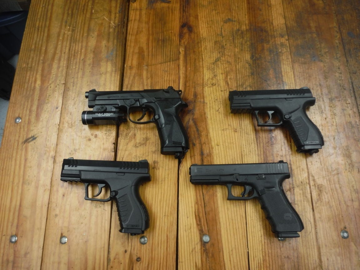 Beware: some BB gun replicas look very much like the real thing ...