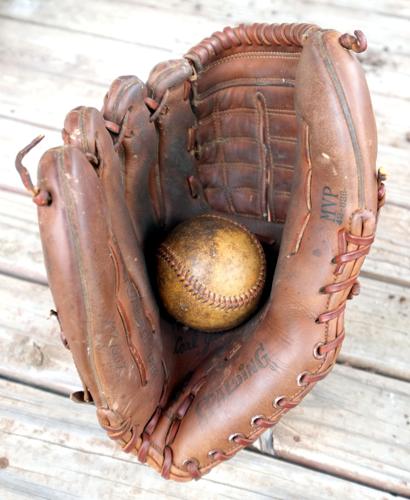 Harrison Bader Autographed Game Model Fielding Glove