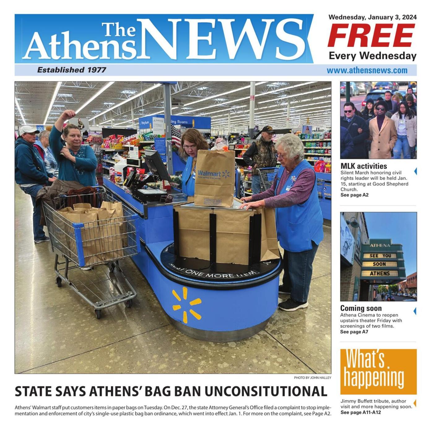 Athens News — Jan. 3, 2024 News