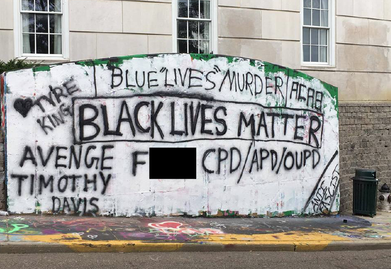 Anti-cop message on graffiti wall causes controversy | Campus News ...