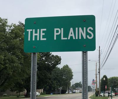 The Plains town sign