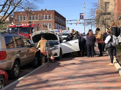 crash athens car union east street athensnews center schoonover happened thursday college near book