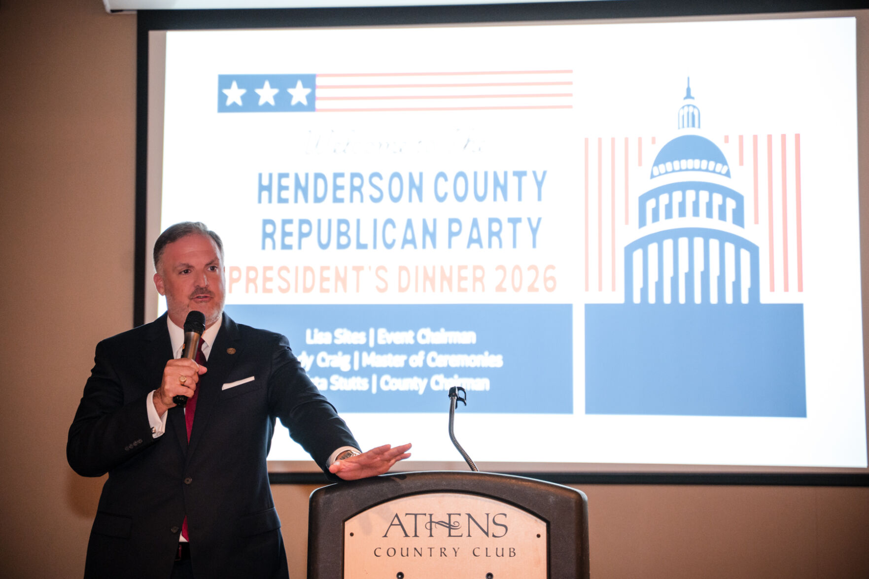 Rep Party Rep. Mitch Little speaks in Athens | News | athensreview.com