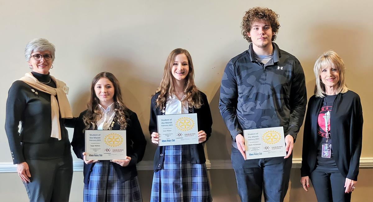 Rotary names February Students of Month, News
