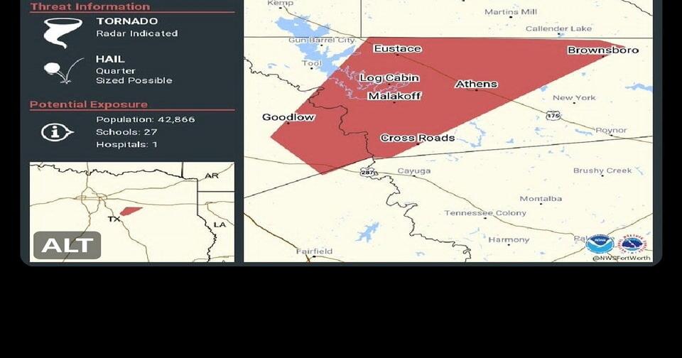 UPDATE Henderson County under Tornado Warning News
