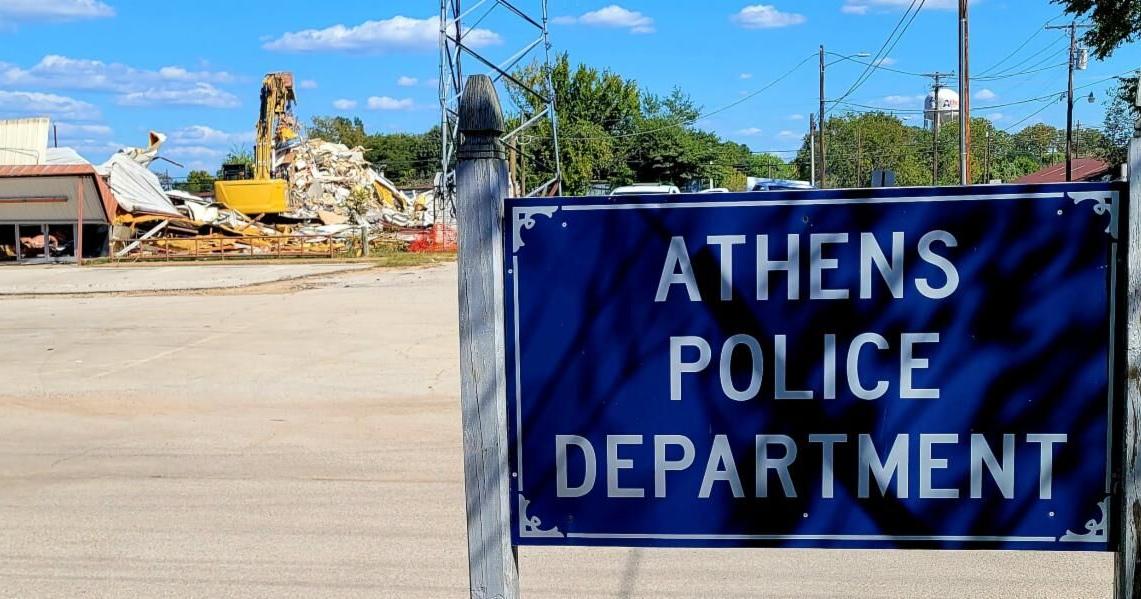 Athens says goodbye to 'temporary' police building after 46 years of