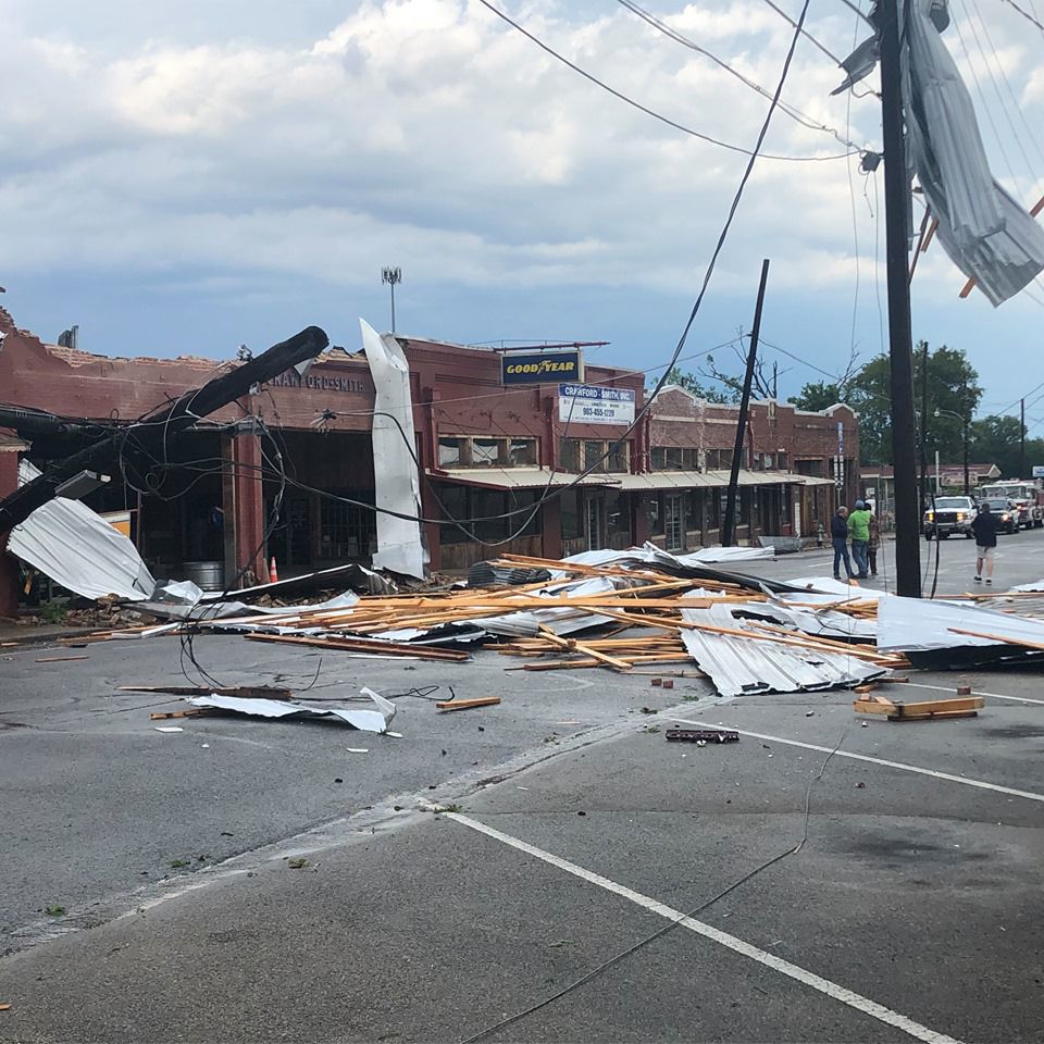 Greenville cleans up after reported tornado hit News