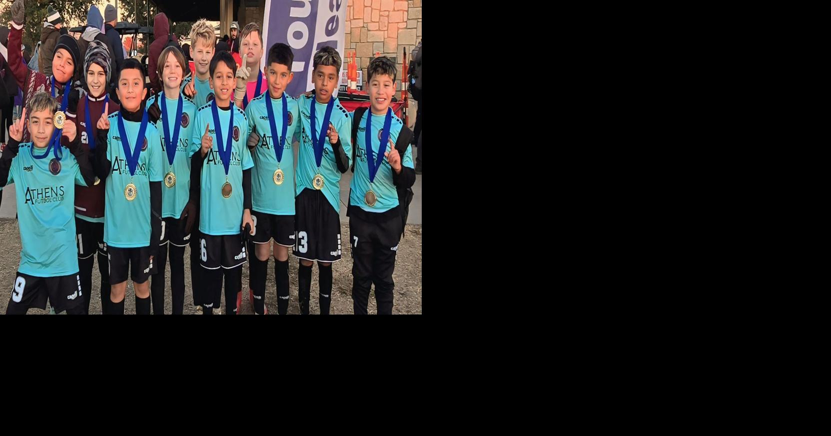 Athens FC U11 boys claim back to back tournament wins