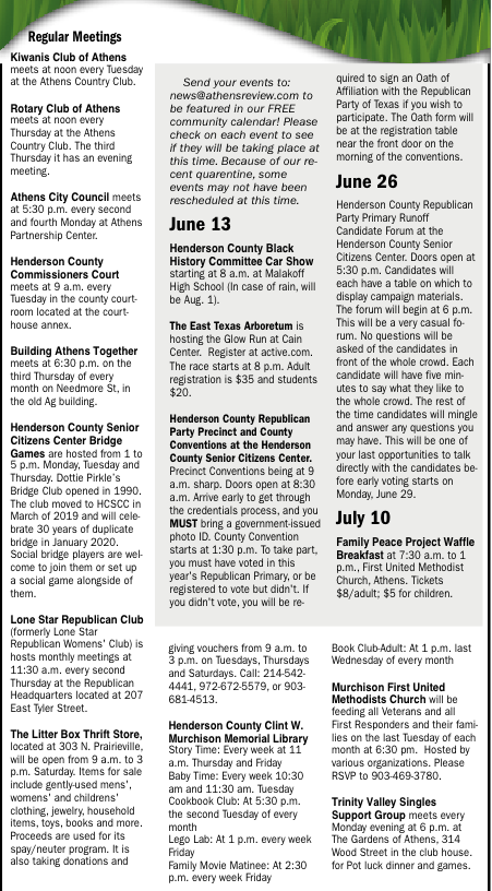 Community Calendar
