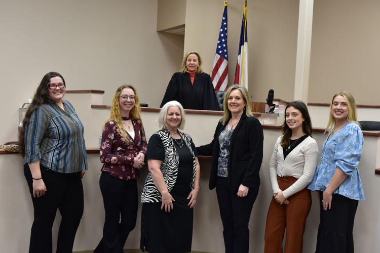 TVCC Court Reporting Students Visit County Judge News athensreview com