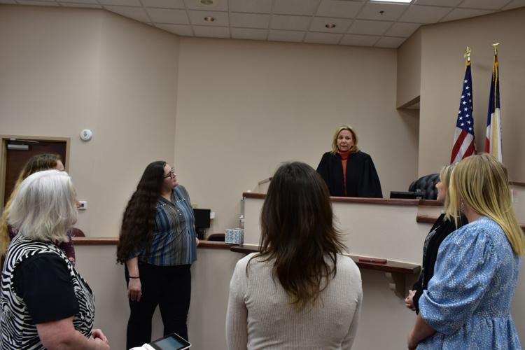 TVCC Court Reporting Students Visit County Judge News athensreview com