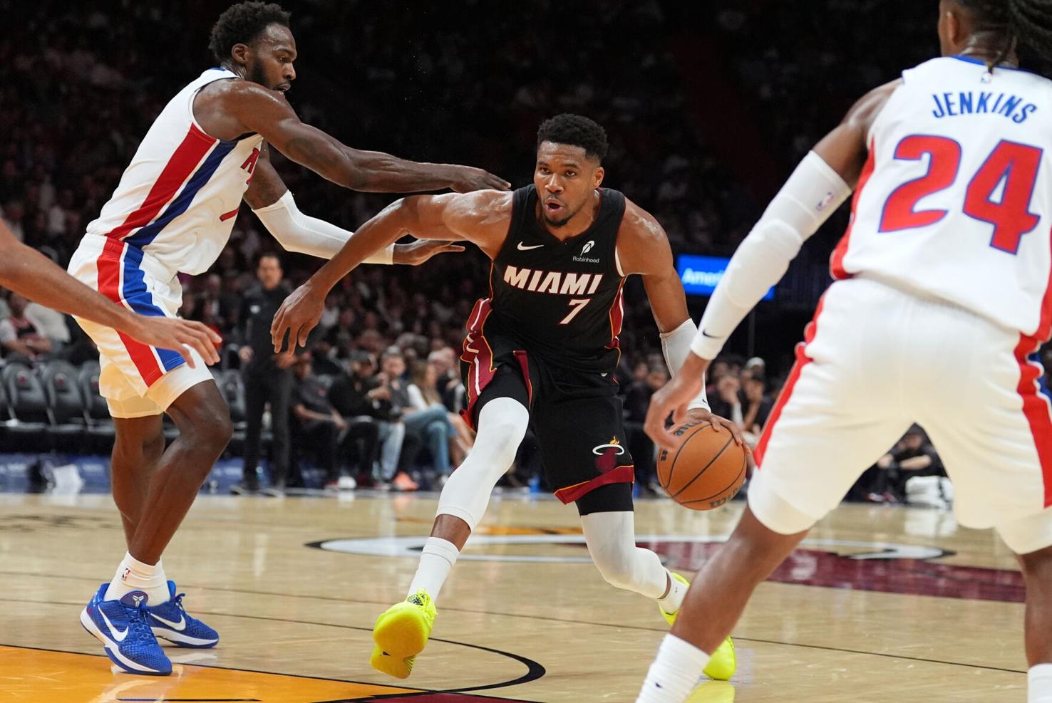Pistons Heat Basketball | National Sports | athensreview.com