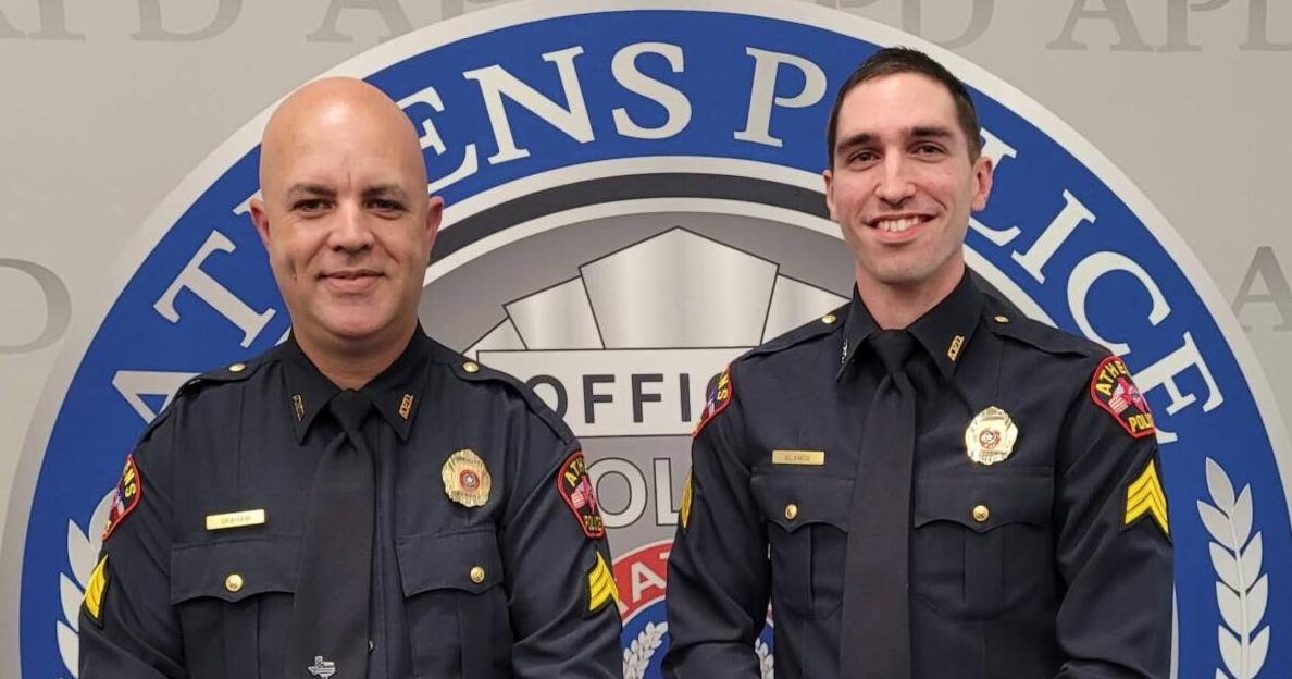 Athens Police Department Officers Promoted | News | athensreview.com