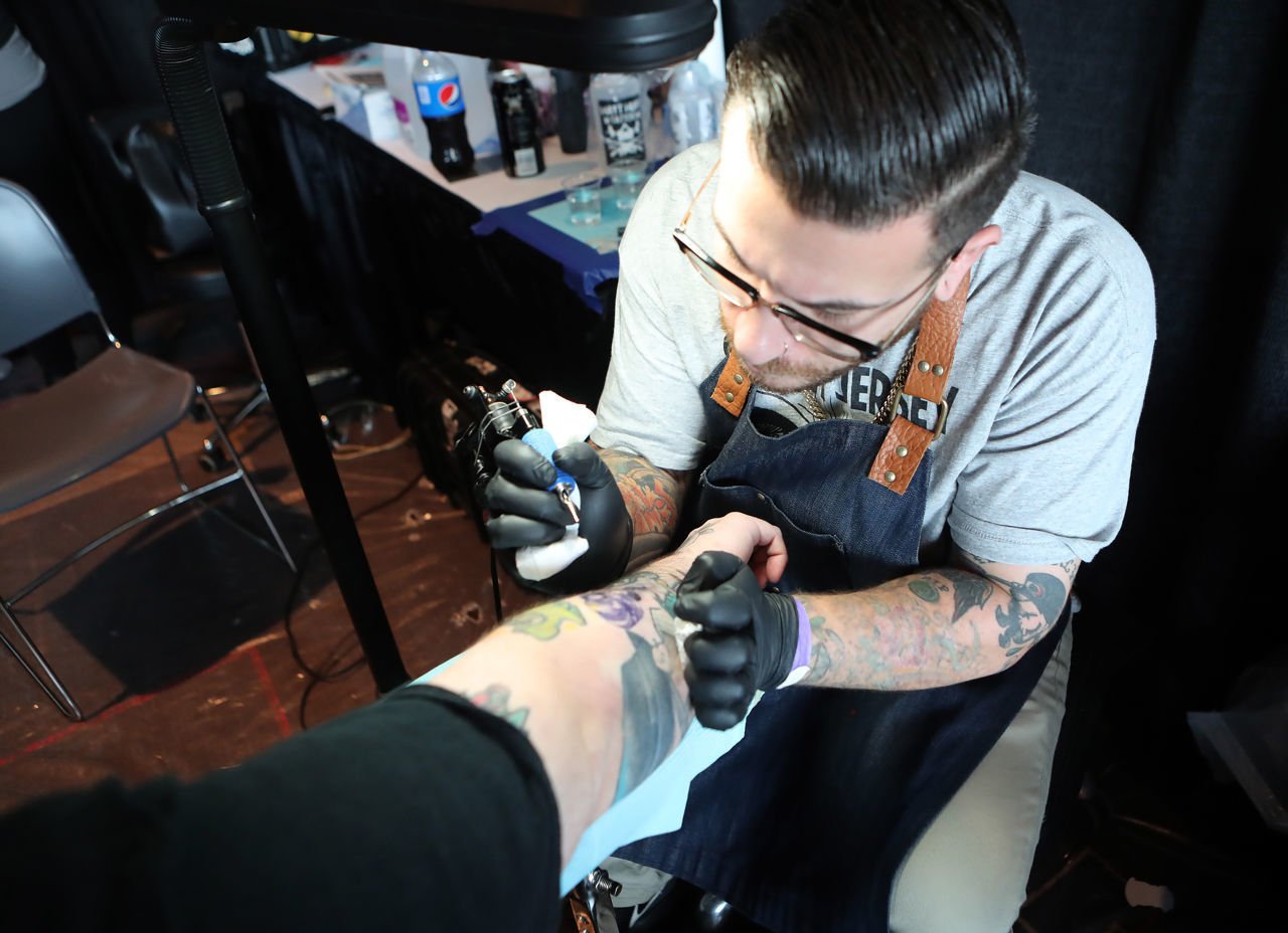 Pon tattoo artist featured in Ink Master tattoos at Lancaster event  photos  Entertainment  lancasteronlinecom