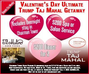 Trump Taj Mahal's Ultimate Valentine's Day Getaway