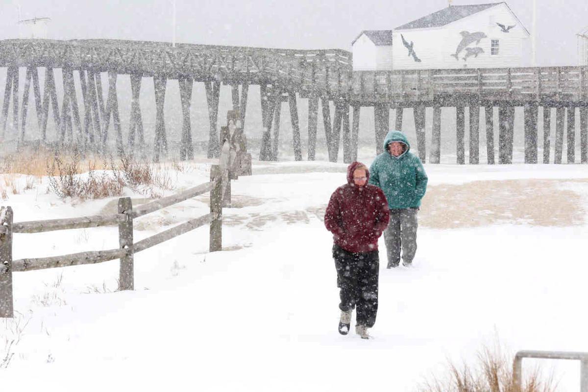 Long Steady Snow Keeps Some Out Of The Weather Others Out In It