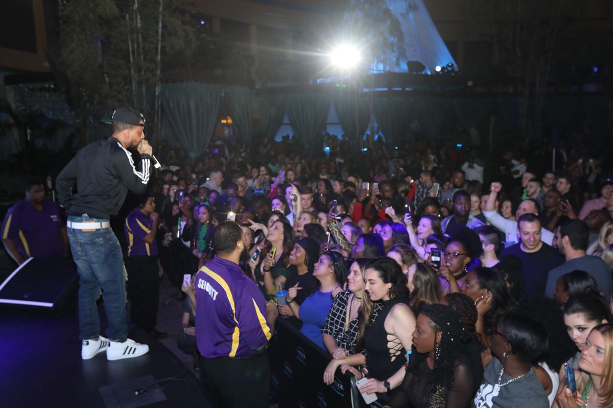 Rapper J. Holiday performed at The Pool After Dark