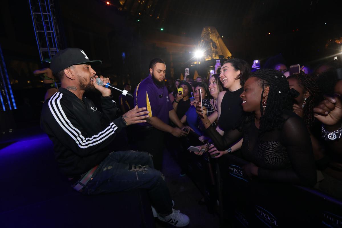 Rapper J. Holiday performed at The Pool After Dark