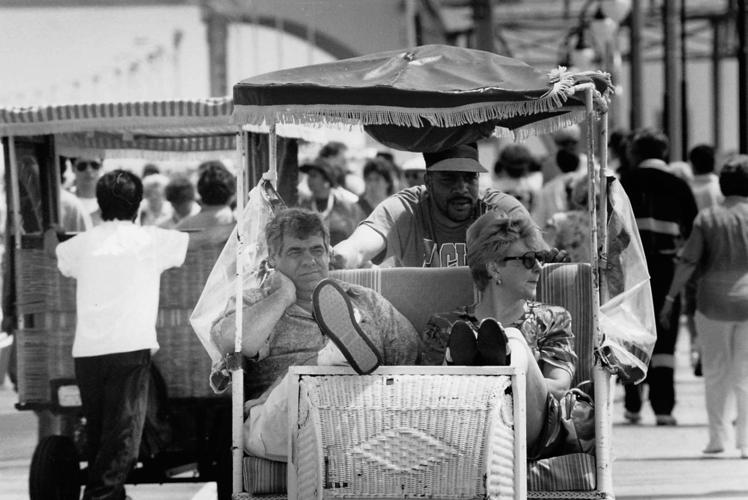 Look back at Atlantic City's Boardwalk rolling chairs
