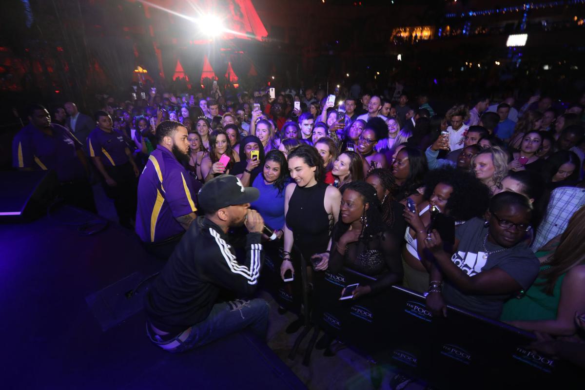 Rapper J. Holiday performed at The Pool After Dark