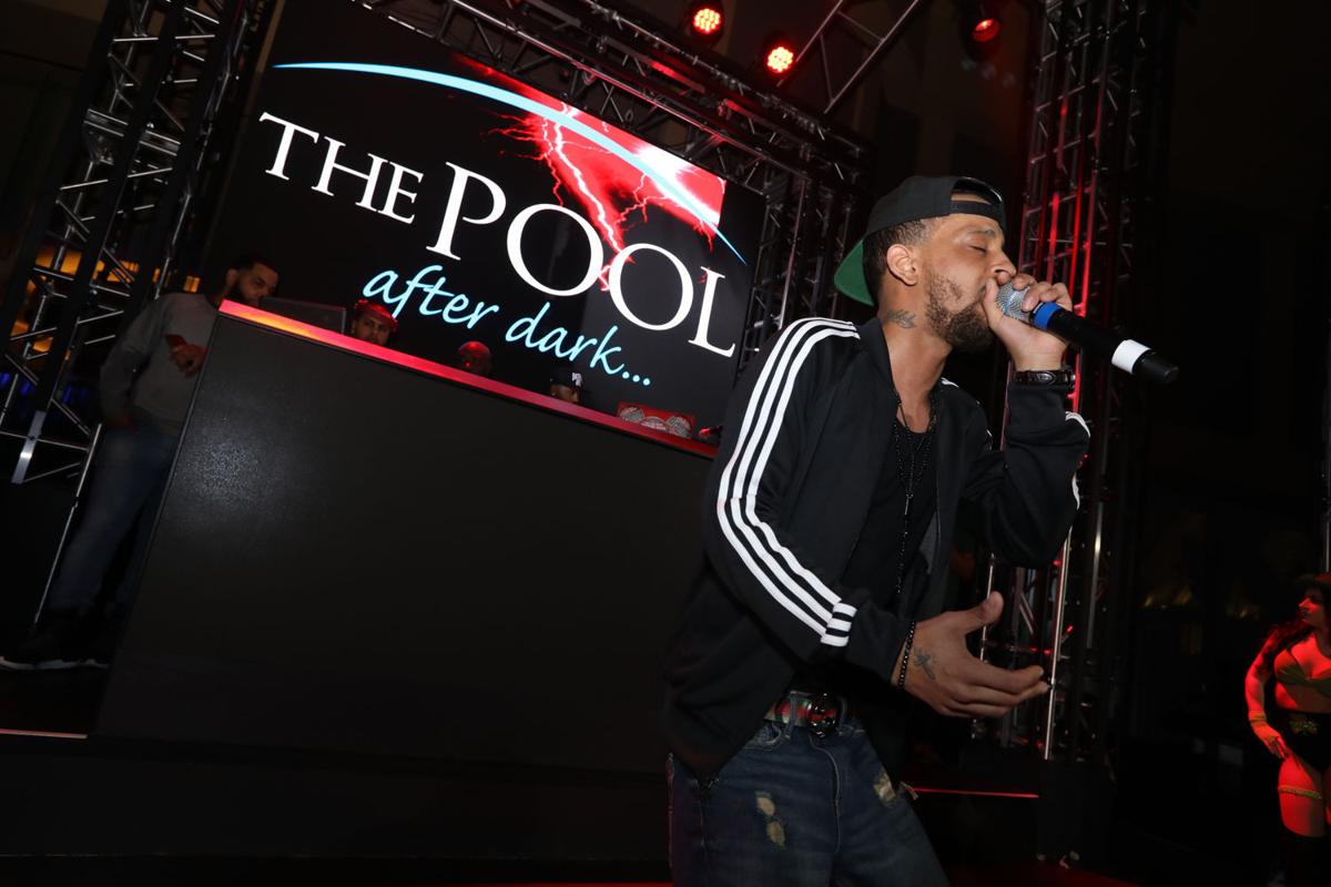Rapper J. Holiday performed at The Pool After Dark