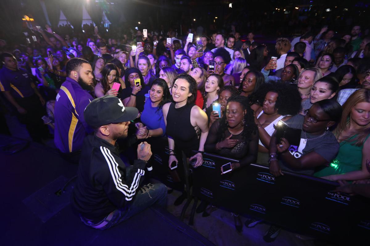 Rapper J. Holiday performed at The Pool After Dark