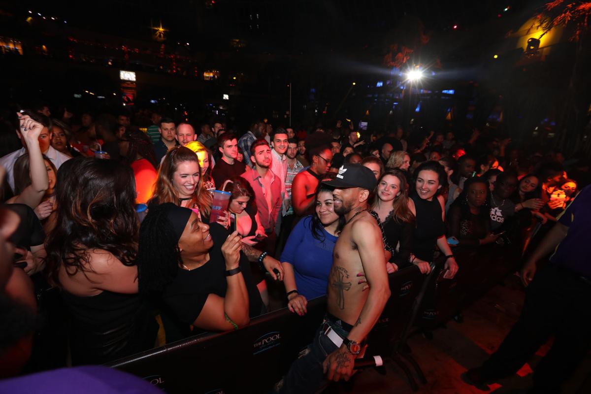 Rapper J. Holiday performed at The Pool After Dark