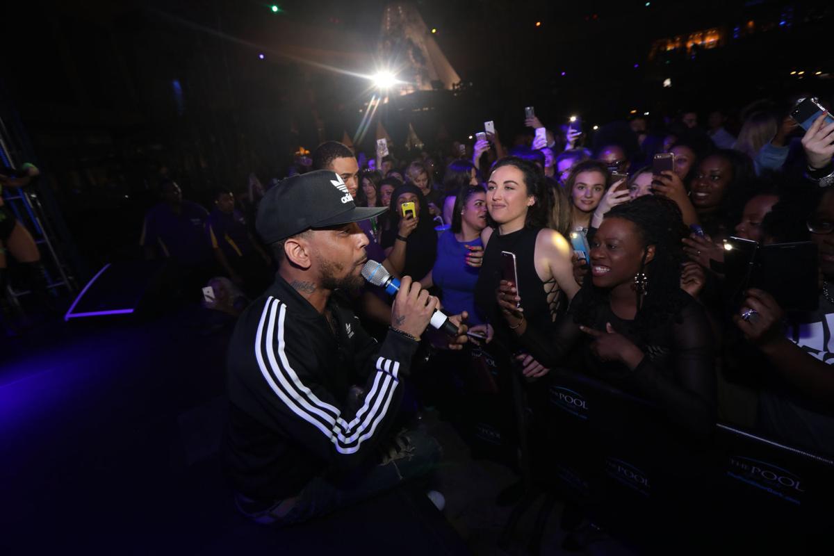Rapper J. Holiday performed at The Pool After Dark