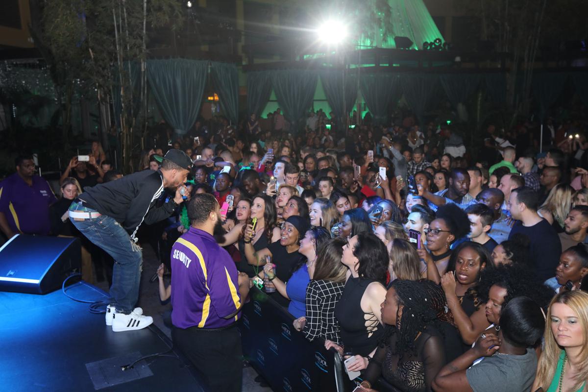 Rapper J. Holiday performed at The Pool After Dark