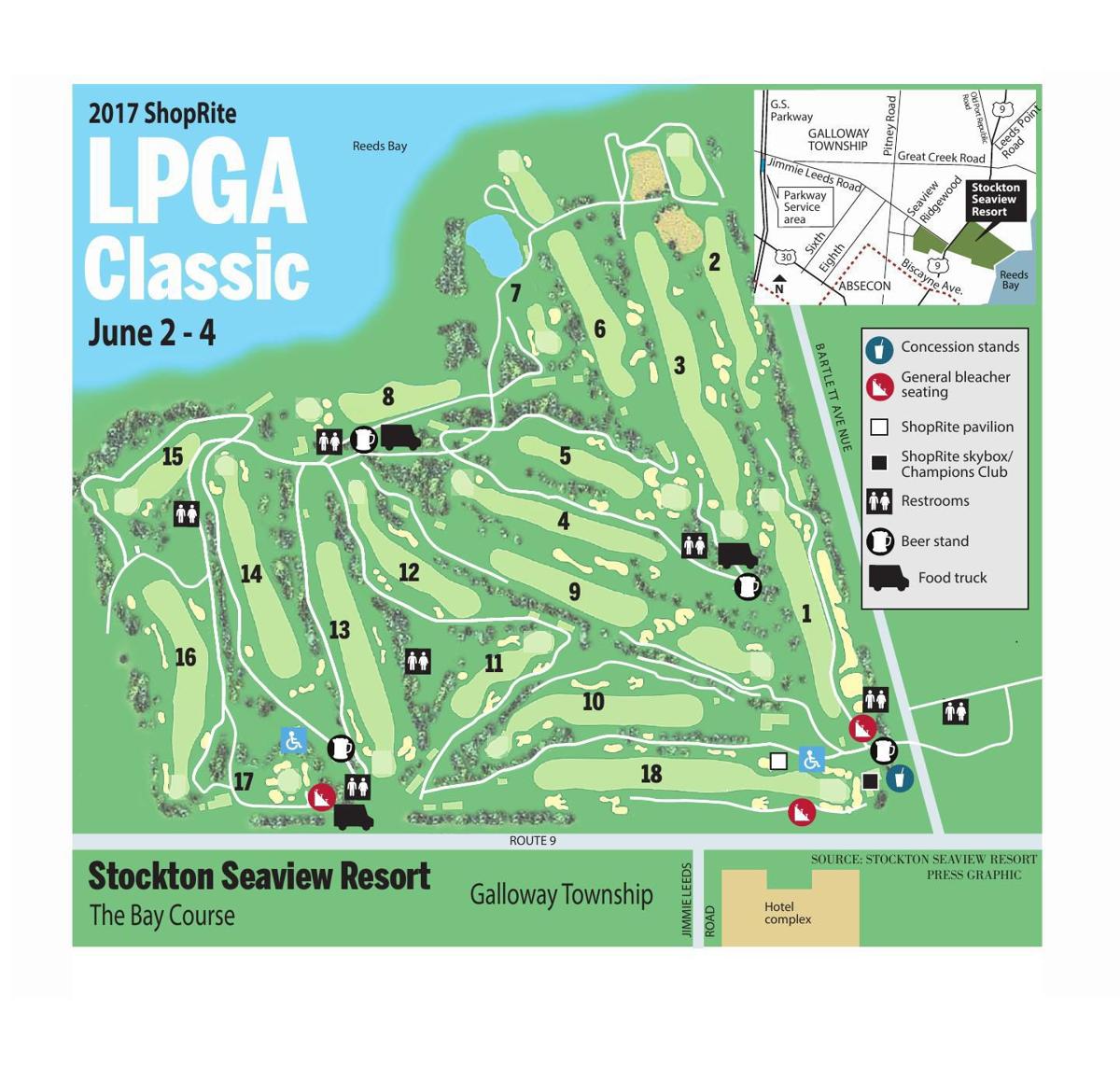 ShopRite LPGA Classic map ShopRite LPGA Classic map
